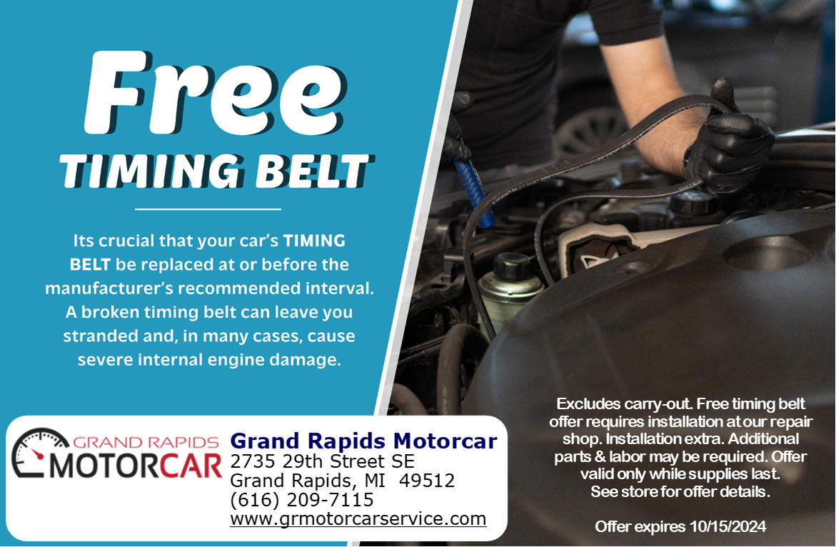 Free Timing Belt Special | Grand Rapids Motorcar